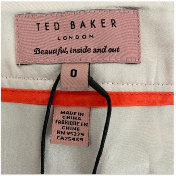 Ted Baker Madisyn blue paisley pencil skirt size 0 nwt - Picture 9 of 10